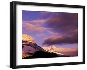 Misty Mountain Peaks at Sunrise, Yoho National Park, British Columbia, Canada-Adam Jones-Framed Premium Photographic Print