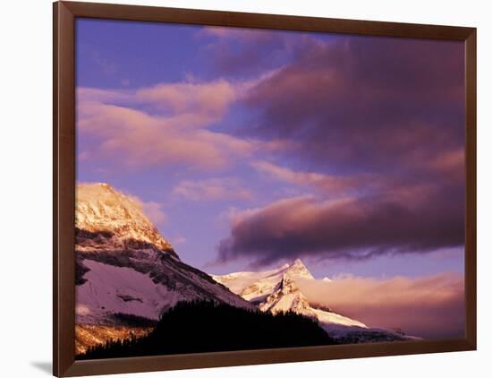 Misty Mountain Peaks at Sunrise, Yoho National Park, British Columbia, Canada-Adam Jones-Framed Photographic Print