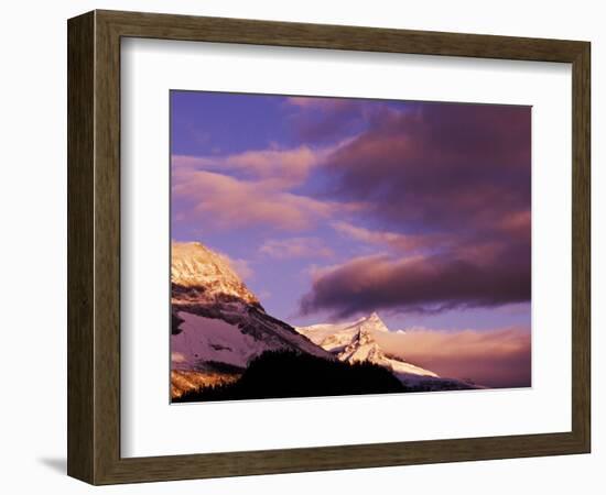 Misty Mountain Peaks at Sunrise, Yoho National Park, British Columbia, Canada-Adam Jones-Framed Photographic Print