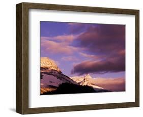 Misty Mountain Peaks at Sunrise, Yoho National Park, British Columbia, Canada-Adam Jones-Framed Photographic Print