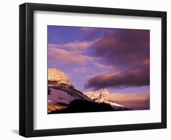 Misty Mountain Peaks at Sunrise, Yoho National Park, British Columbia, Canada-Adam Jones-Framed Photographic Print