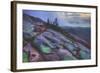 Misty Mountain Top, Cadillac Mountain-Vincent James-Framed Photographic Print