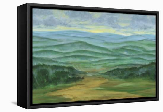 Misty Mountain View I-Julie Joy-Framed Stretched Canvas