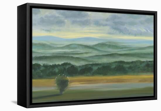 Misty Mountain View II-Julie Joy-Framed Stretched Canvas