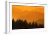Misty Mountains-null-Framed Photographic Print