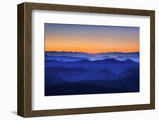 Misty Mountains-David Bouscarle-Framed Photographic Print