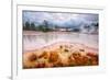 Misty Mud Pot Morning Landscape Yellowstone National Park-Vincent James-Framed Photographic Print