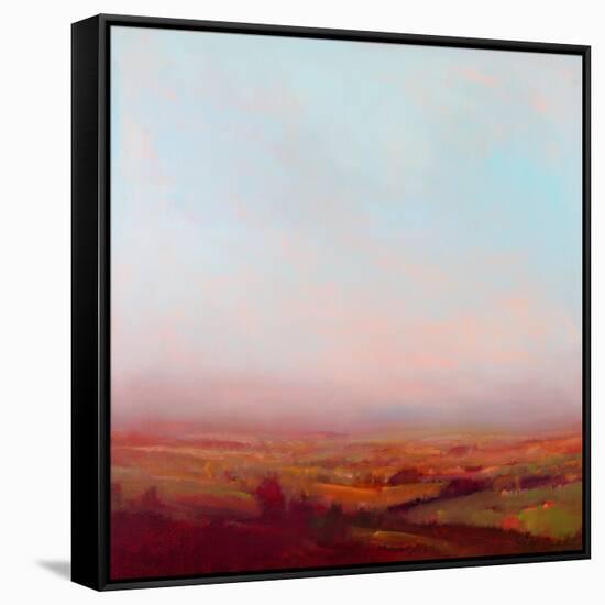 Misty Orange and Red-William McCarthy-Framed Stretched Canvas