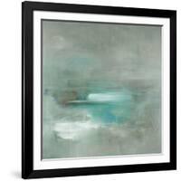 Misty Pale Azura Sea-Heather Ross-Framed Art Print