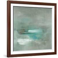 Misty Pale Azura Sea-Heather Ross-Framed Art Print