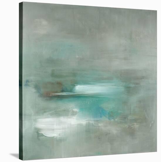 Misty Pale Azura Sea-Heather Ross-Stretched Canvas