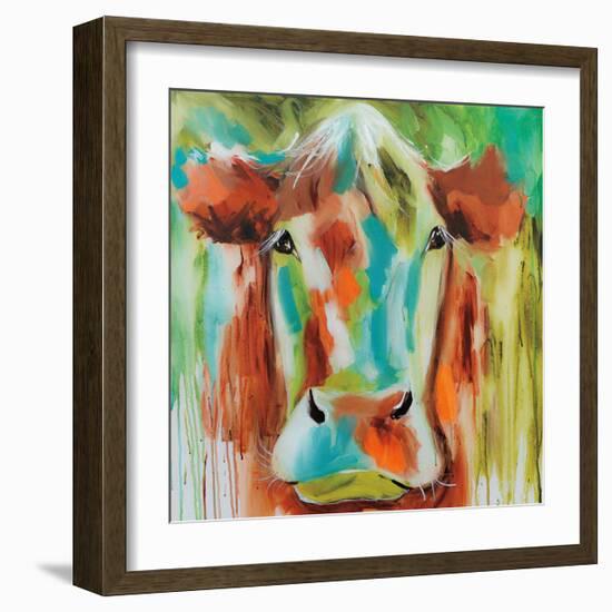 Misty Pasture-Amanda J^ Brooks-Framed Giclee Print