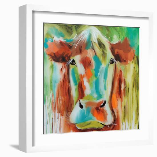 Misty Pasture-Amanda J^ Brooks-Framed Giclee Print