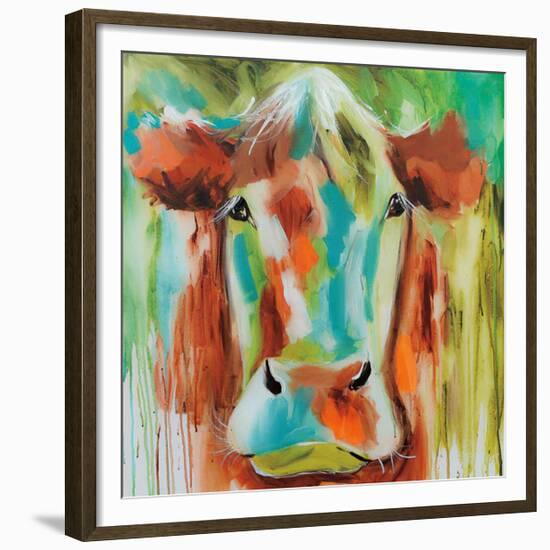 Misty Pasture-Amanda J^ Brooks-Framed Giclee Print