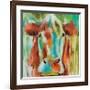 Misty Pasture-Amanda J^ Brooks-Framed Giclee Print