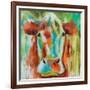 Misty Pasture-Amanda J^ Brooks-Framed Art Print