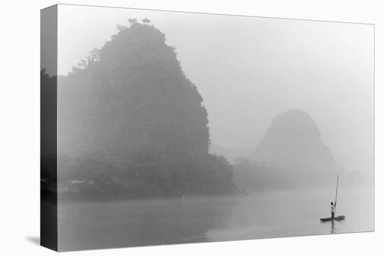 Misty River, Guilin, China-null-Stretched Canvas