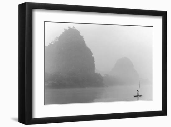 Misty River, Guilin, China-null-Framed Art Print