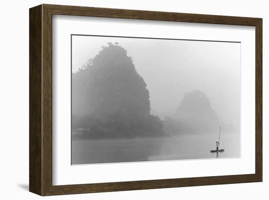 Misty River, Guilin, China-null-Framed Art Print