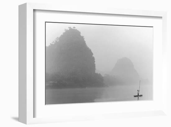 Misty River, Guilin, China-null-Framed Art Print