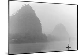 Misty River, Guilin, China-null-Mounted Art Print