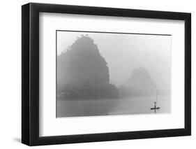 Misty River, Guilin, China-null-Framed Art Print