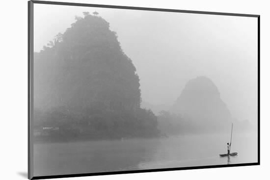 Misty River, Guilin, China-null-Mounted Art Print