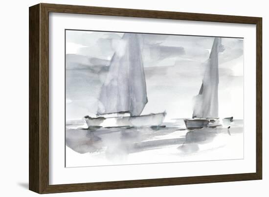 Misty Sails II-Ethan Harper-Framed Art Print