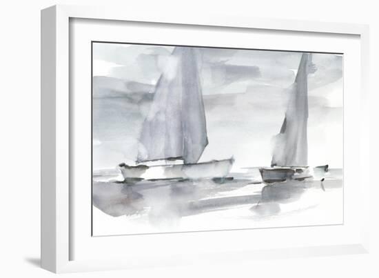 Misty Sails II-Ethan Harper-Framed Art Print