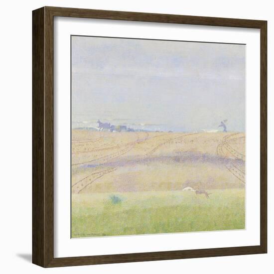 Misty Sea, 1899 (Oil on Canvas)-Jan Theodore Toorop-Framed Giclee Print