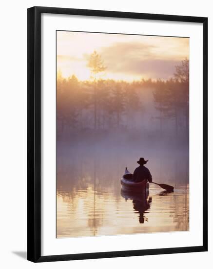 Misty Summer Morning-Peter Lilja-Framed Photographic Print