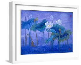 Misty Summer Night-Ailian Price-Framed Art Print