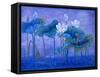 Misty Summer Night-Ailian Price-Framed Stretched Canvas