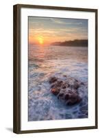 Misty Sunrise at Mokolea-Vincent James-Framed Photographic Print