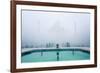 Misty Taj Mahal-Karthi KN Raveendiran-Framed Art Print