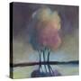 Misty Trees-Michelle Abrams-Stretched Canvas