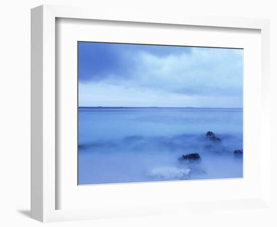 Misty View in Maldives-Rolf Bruderer-Framed Photographic Print