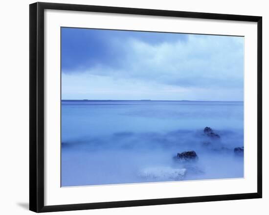 Misty View in Maldives-Rolf Bruderer-Framed Photographic Print