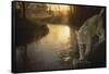 Misty Water Morn-Gordon Semmens-Framed Stretched Canvas