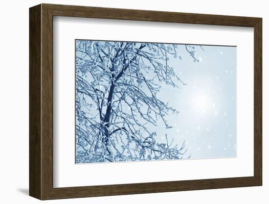 Misty Winter Picture-ELEN-Framed Photographic Print