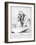 Misunderstanding, Caricatures of Guillaume II of Germany, 1915-null-Framed Giclee Print