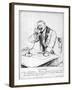 Misunderstanding, Caricatures of Guillaume II of Germany, 1915-null-Framed Giclee Print