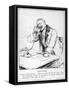 Misunderstanding, Caricatures of Guillaume II of Germany, 1915-null-Framed Stretched Canvas
