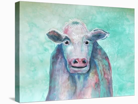 Misunderstood Cow-Doris Charest-Stretched Canvas