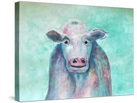 Misunderstood Cow-Doris Charest-Stretched Canvas