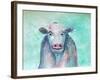 Misunderstood Cow-Doris Charest-Framed Art Print