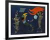 Mit dem Pfeil, c.1943-Wassily Kandinsky-Framed Art Print