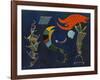 Mit dem Pfeil, c.1943-Wassily Kandinsky-Framed Art Print