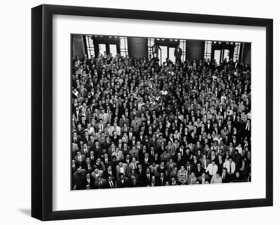 MIT Graduating Class of 1956-Gjon Mili-Framed Photographic Print