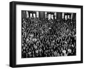 MIT Graduating Class of 1956-Gjon Mili-Framed Photographic Print